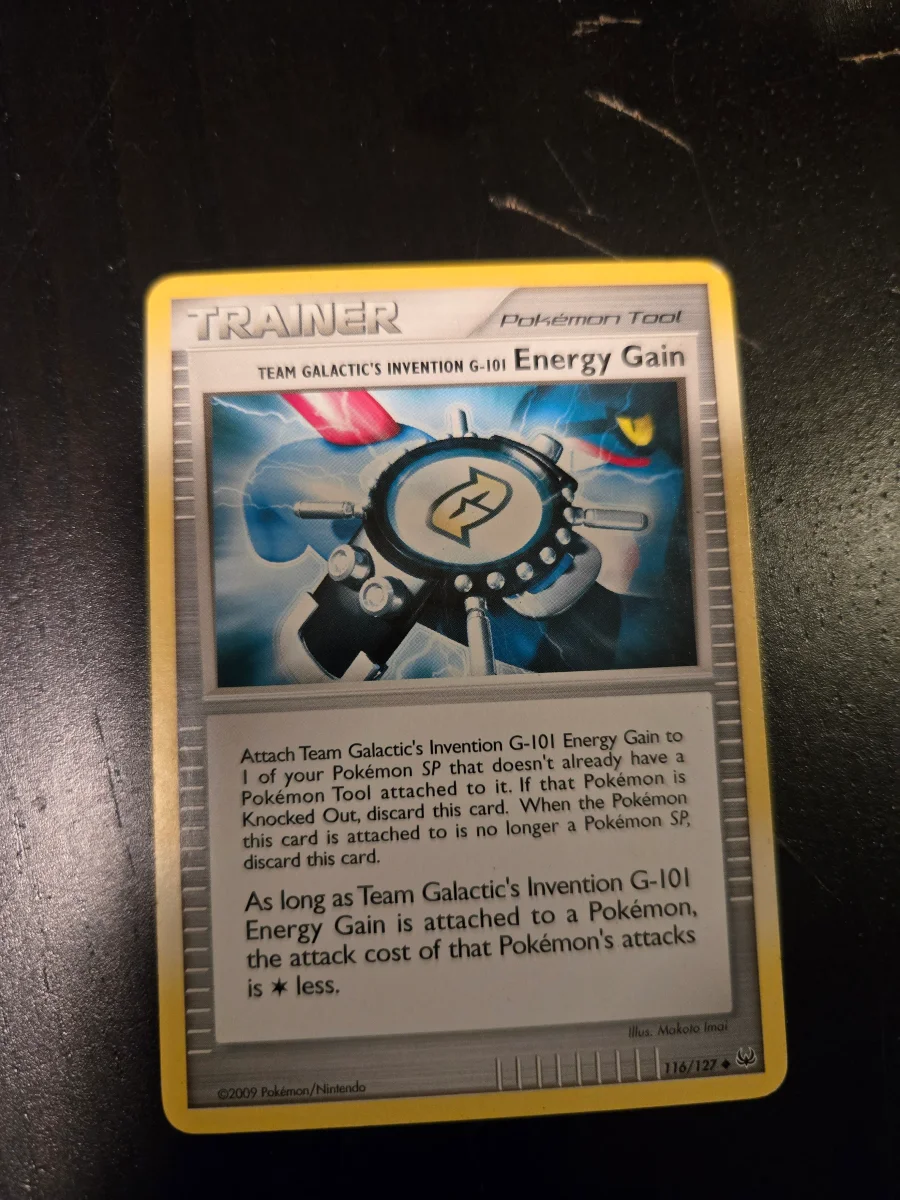 Team Galactic's Invention G-101 Energy Gain